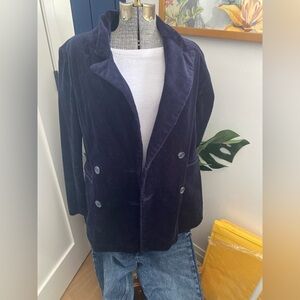GAP Navy Corduroy Blazer